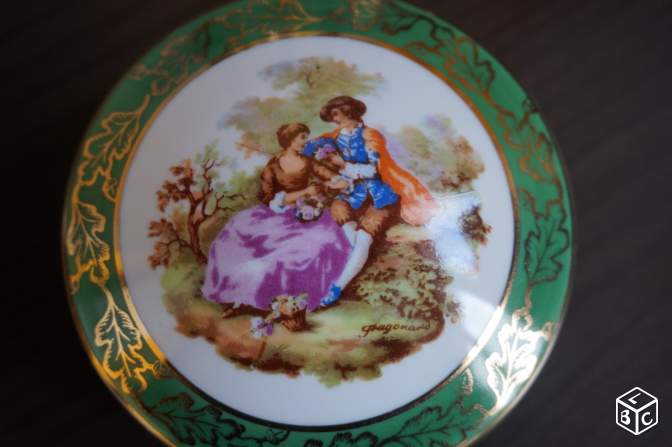 boite a bijoux en porcelaine de limoges
