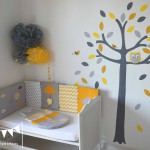 deco chambre bebe gris et jaune
