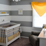 deco chambre bebe gris et jaune