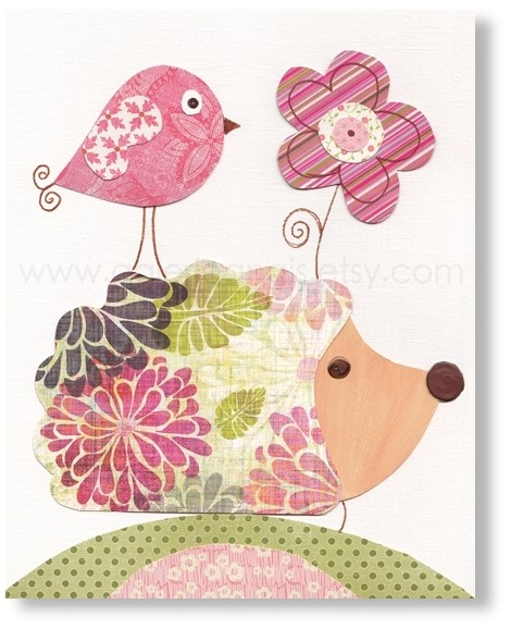 deco chambre bebe herisson