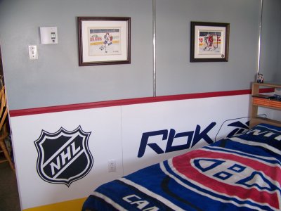 deco chambre de hockey