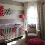 deco chambre fille gris et rose