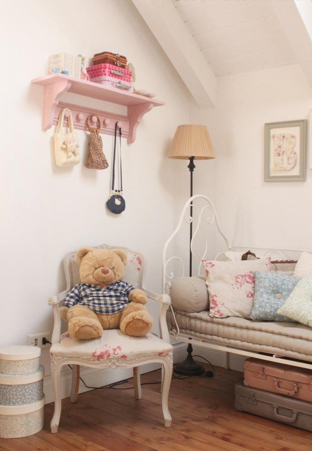 deco chambre fille retro