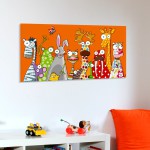 deco chambre fille tableau