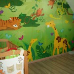 deco chambre jungle ou savane