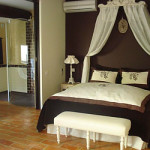 deco chambre marron