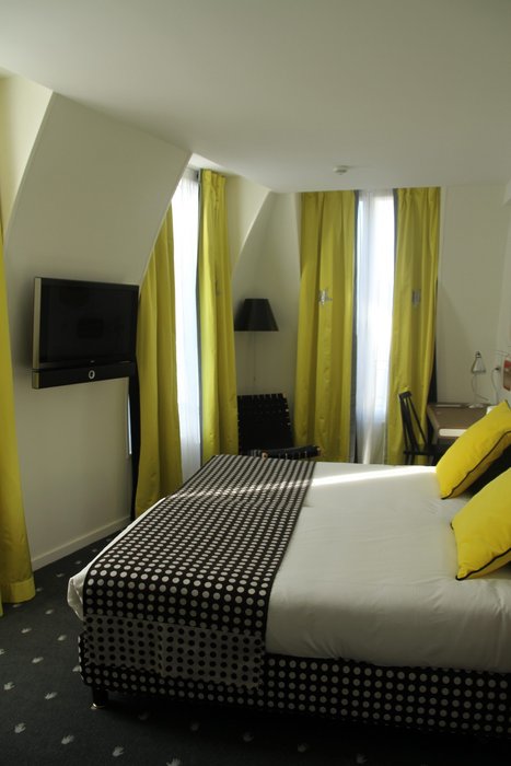 deco chambre noir et jaune