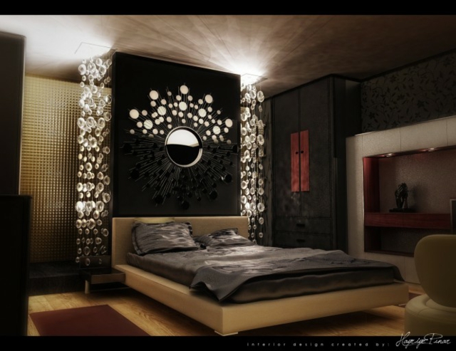 decoration chambre a coucher contemporaine