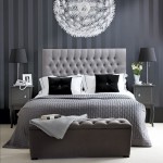 decoration chambre a coucher grise