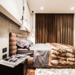 decoration chambre a coucher marron
