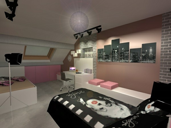 decoration chambre ado fille new york