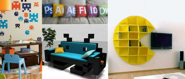 decoration chambre ado geek