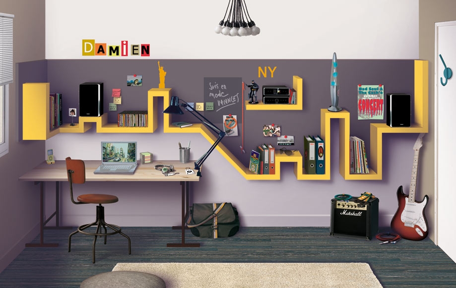 decoration chambre ado geek