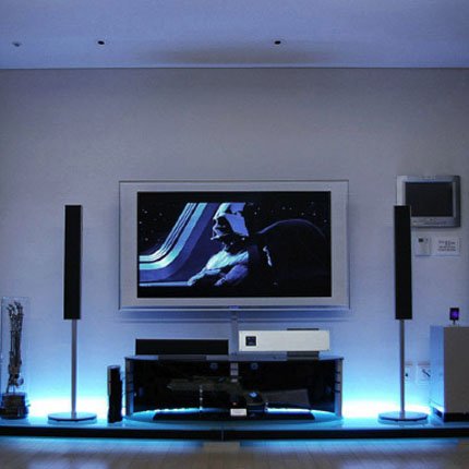 decoration chambre high tech