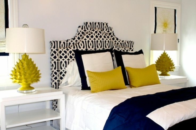 decoration chambre jaune