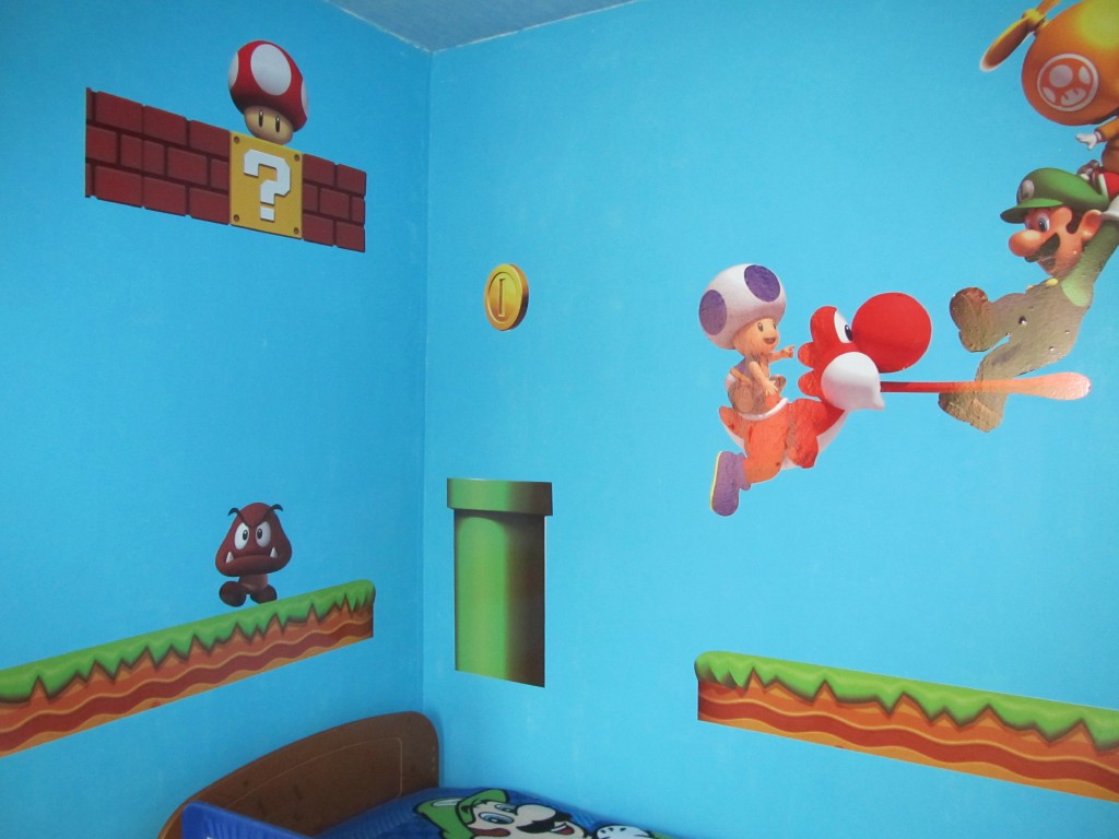 decoration chambre mario