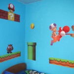 decoration chambre mario