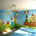 decoration chambre mario