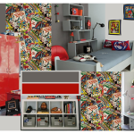 decoration chambre super heros