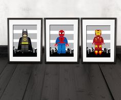 decoration chambre super heros