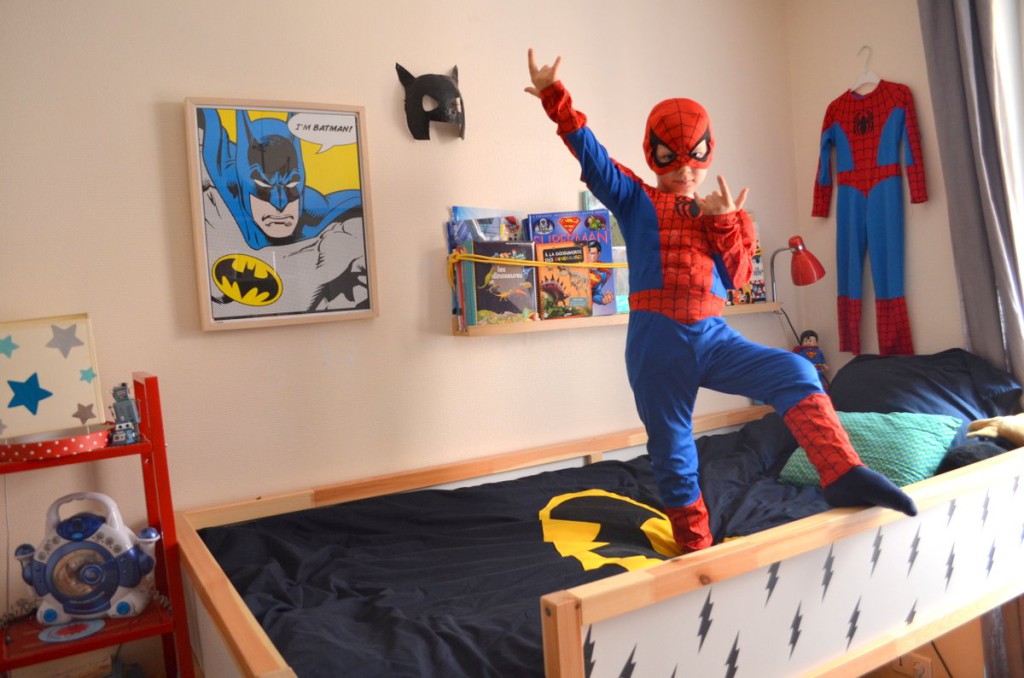 decoration chambre super heros