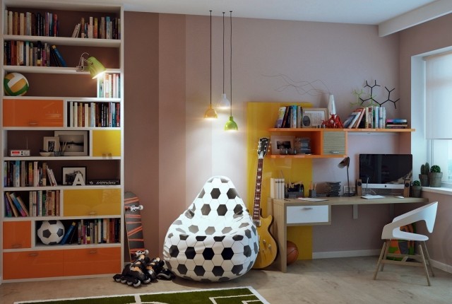 decoration chambre theme football