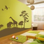 decoration chambre theme jungle