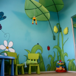 decoration chambre theme jungle