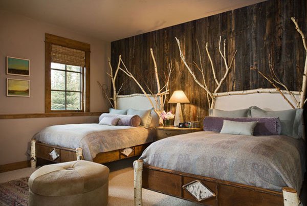 decoration de chambre rustique