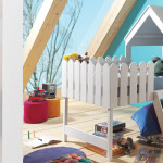 decoration lit cabane