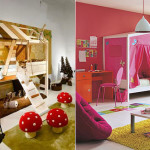 decoration lit cabane