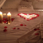 decoration lit de noce