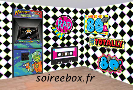 fabriquer deco annee 80