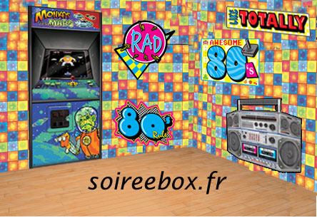 fabriquer deco annee 80