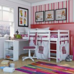 idee deco chambre fille lit mezzanine