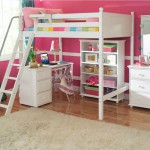 idee deco chambre fille lit mezzanine