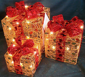 lit presents decoration