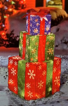 lit presents decoration