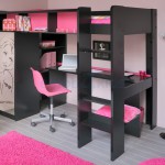 lit superpose avec bureau pour fille