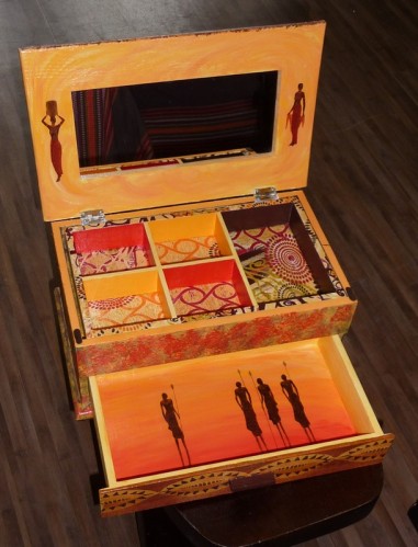 boite a bijoux africaine