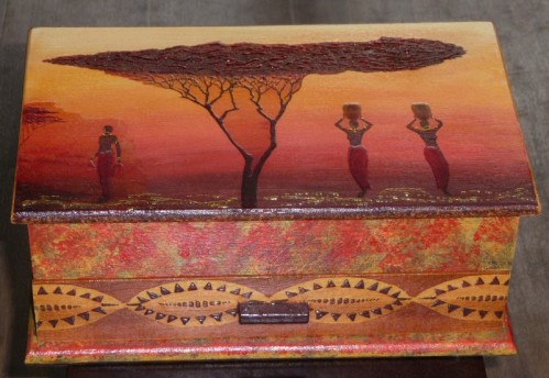 boite a bijoux africaine