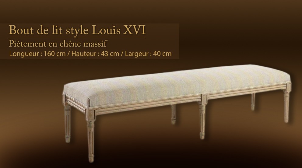 bout de lit louis