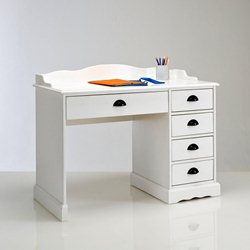 bureau blanc pour petite fille
