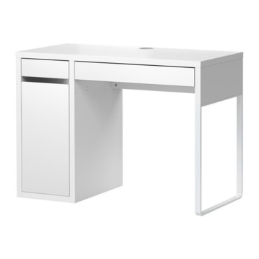 bureau blanc pour petite fille
