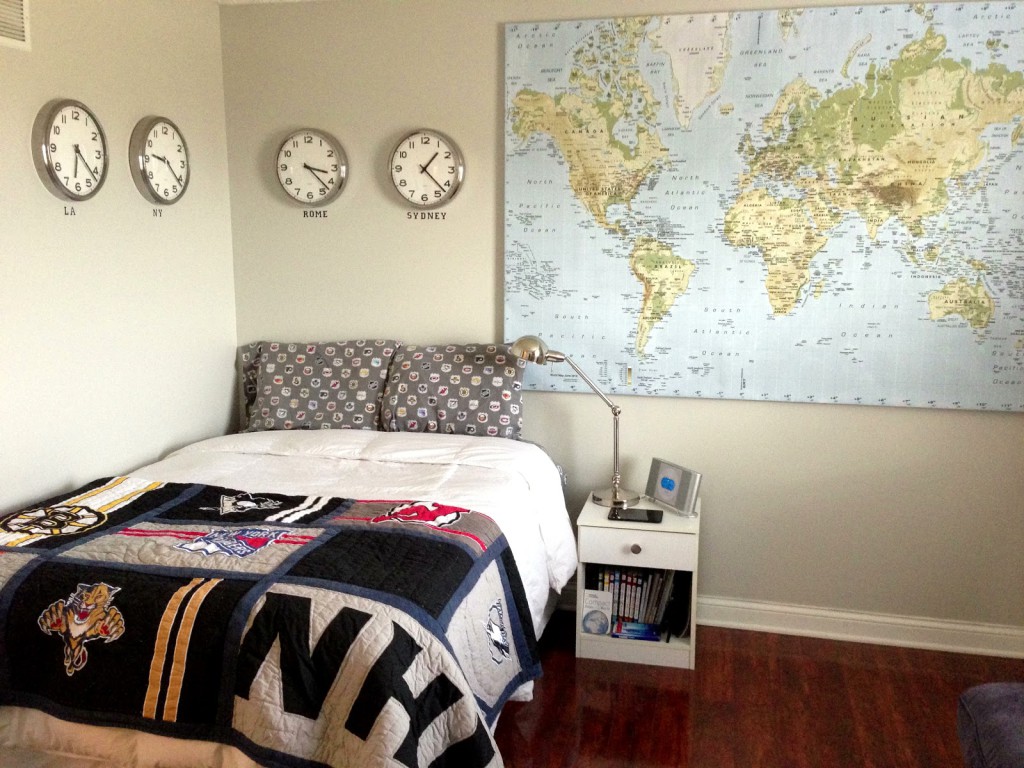 chambre decoration voyage
