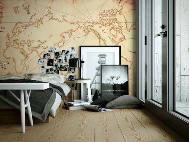 chambre decoration voyage
