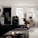 deco chambre ado noir et blanc