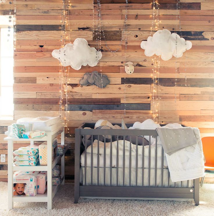 deco chambre bebe montagne