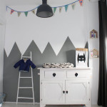 deco chambre bebe montagne