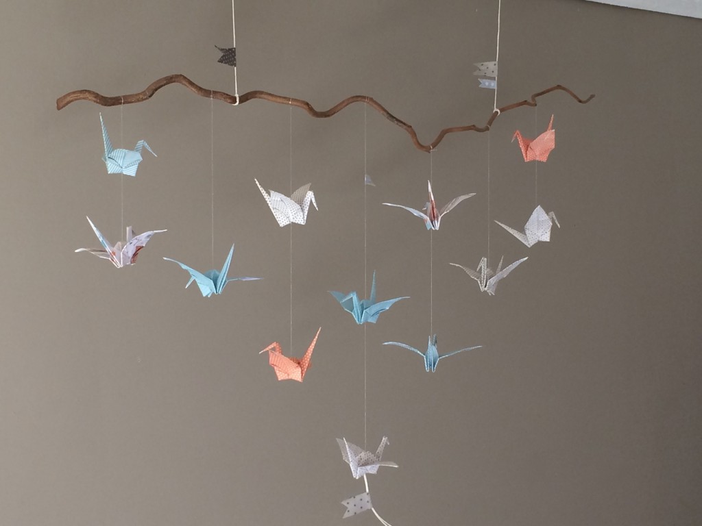 deco chambre bebe origami